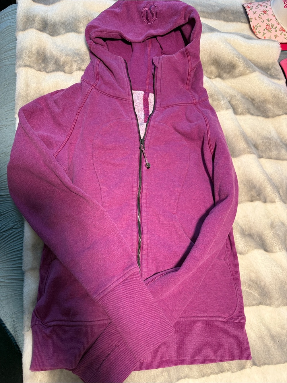 Vintage Plum Purple lululemon Full Zip Scuba size 4